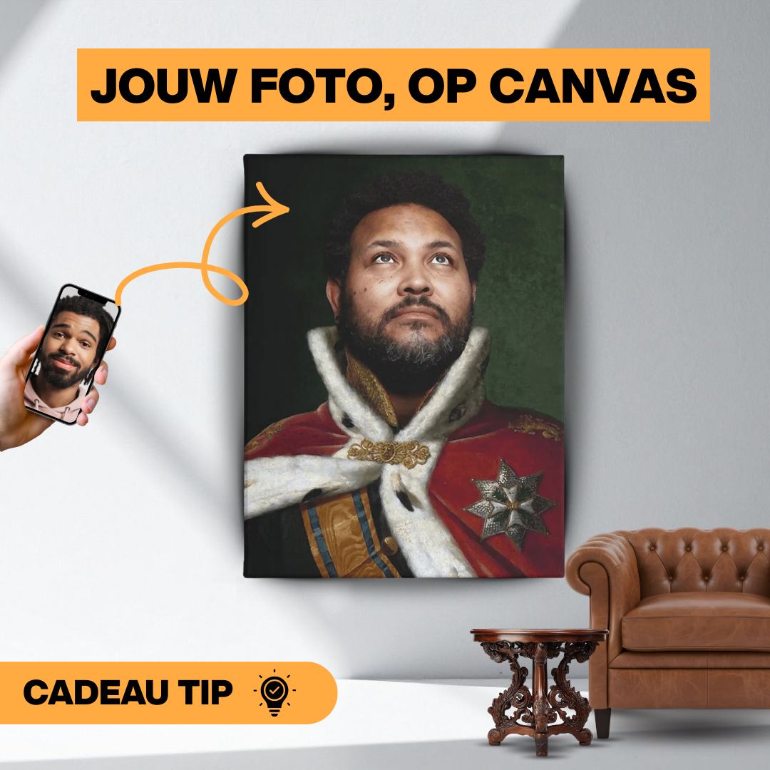 Roi Willem I - Canvas personnalisée