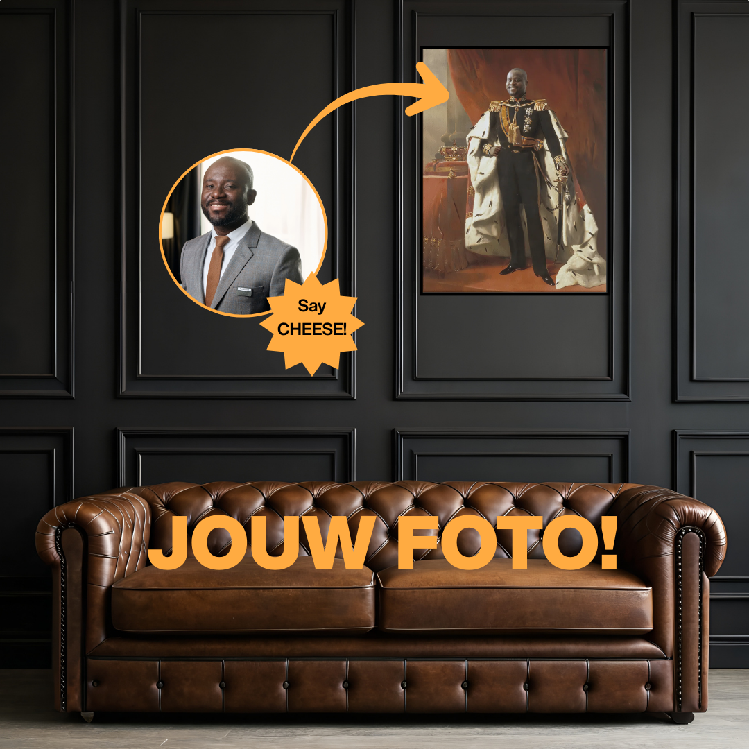 Roi Willem III - Toile personnalisée