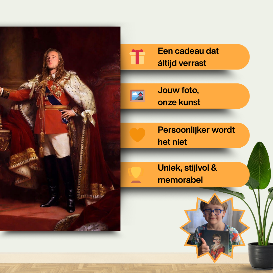 King Edward VII - Toile personnalisée