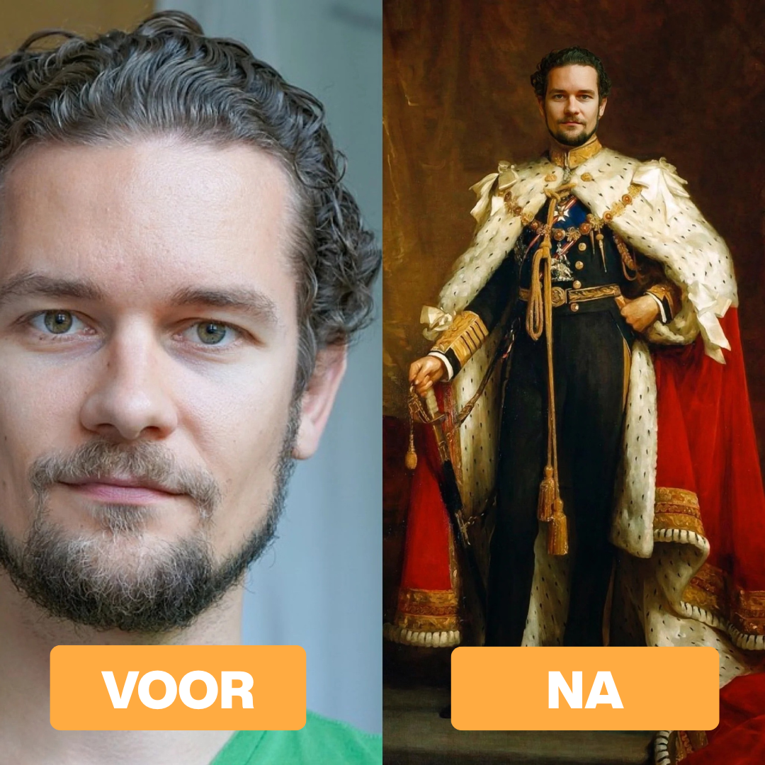 Roi George V - toile personnalisée