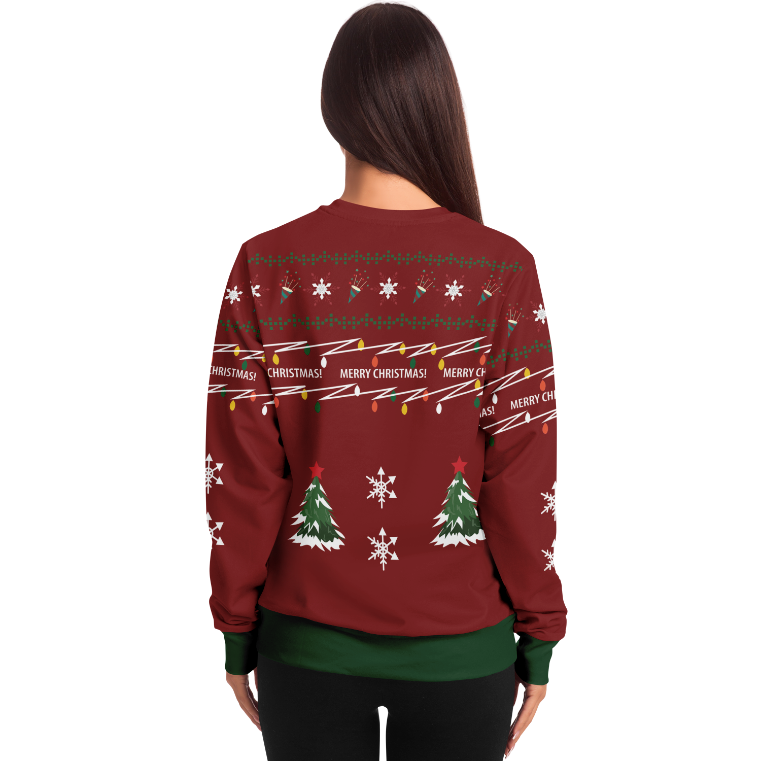 Ugly Christmas Sweater Elf (Rood Vrouw)