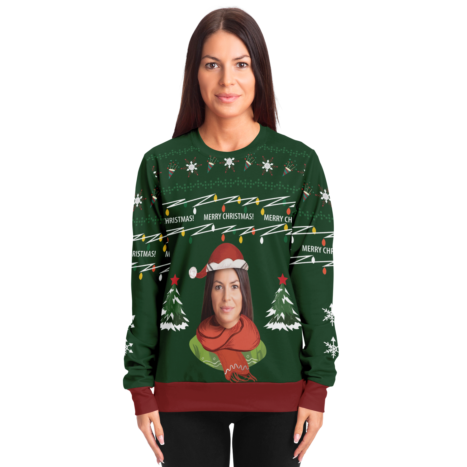 Ugly Christmas Sweater (Groen Vrouw)