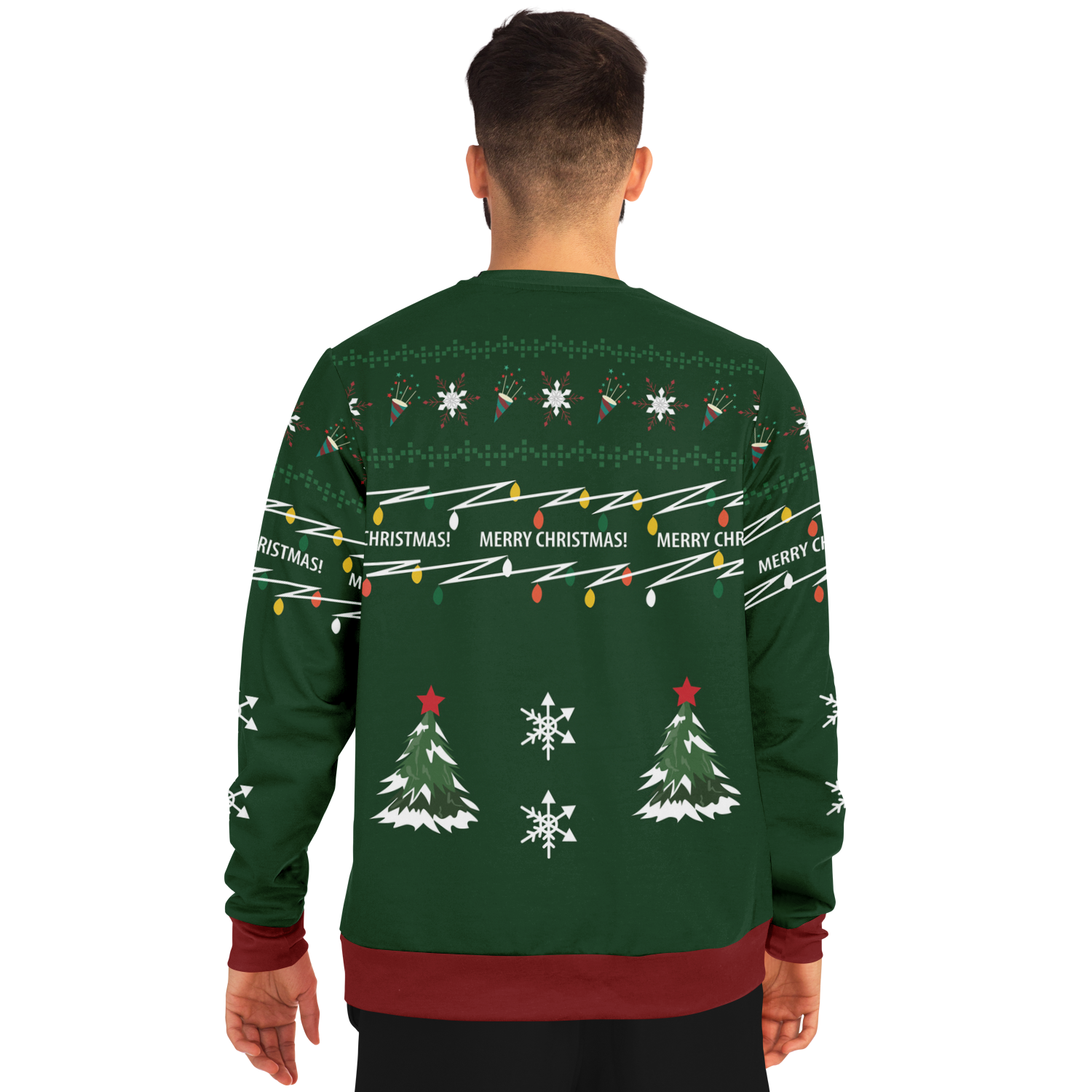 Ugly Christmas Sweater Kerstman (Groen Man)
