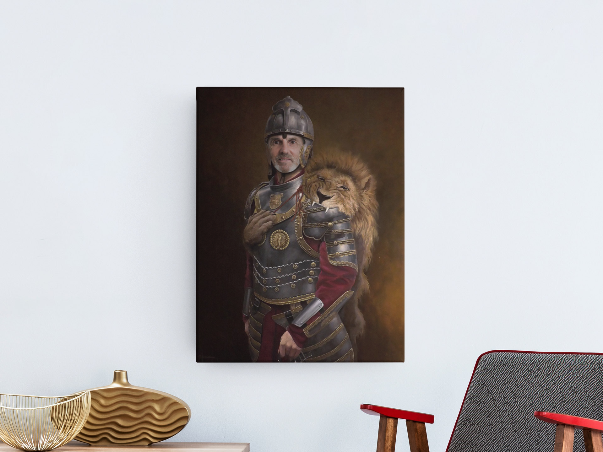 De ridder - toile personnalisée