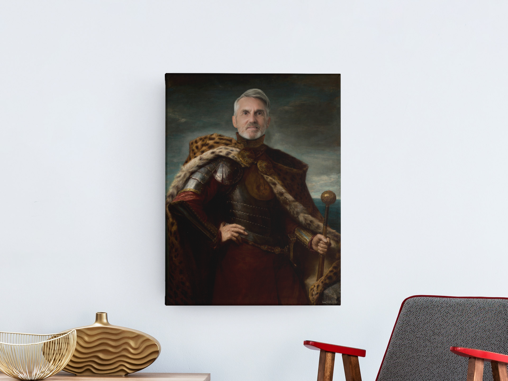 Le Warrior - Toile personnalisée