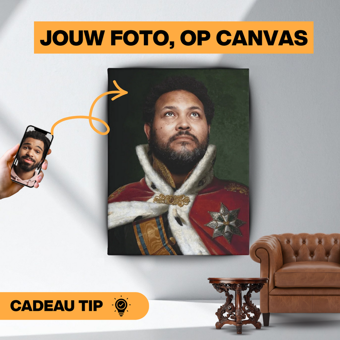 Roi Willem I - Canvas personnalisée