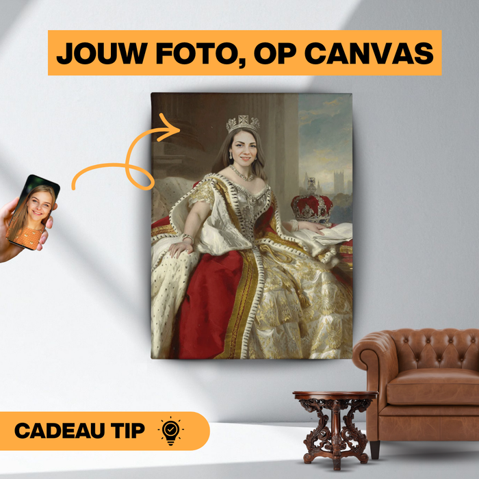 Koningin Victoria (II) - Custom Canvas