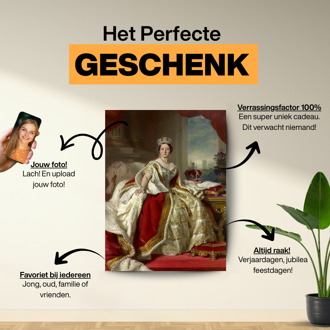 Queen Victoria (II) - Custom Canvas