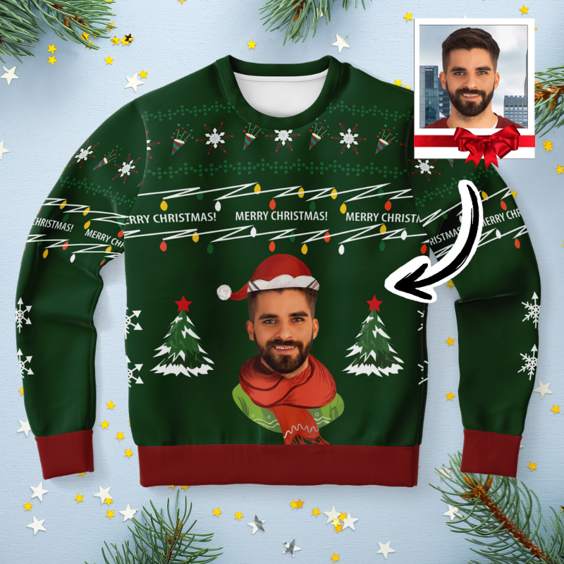 Ugly Christmas Sweater (Groen Man)