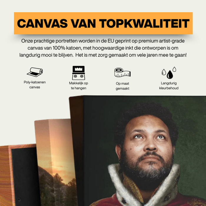 Koning Willem III - Custom Canvas