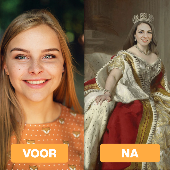Koningin Victoria (II) - Custom Canvas