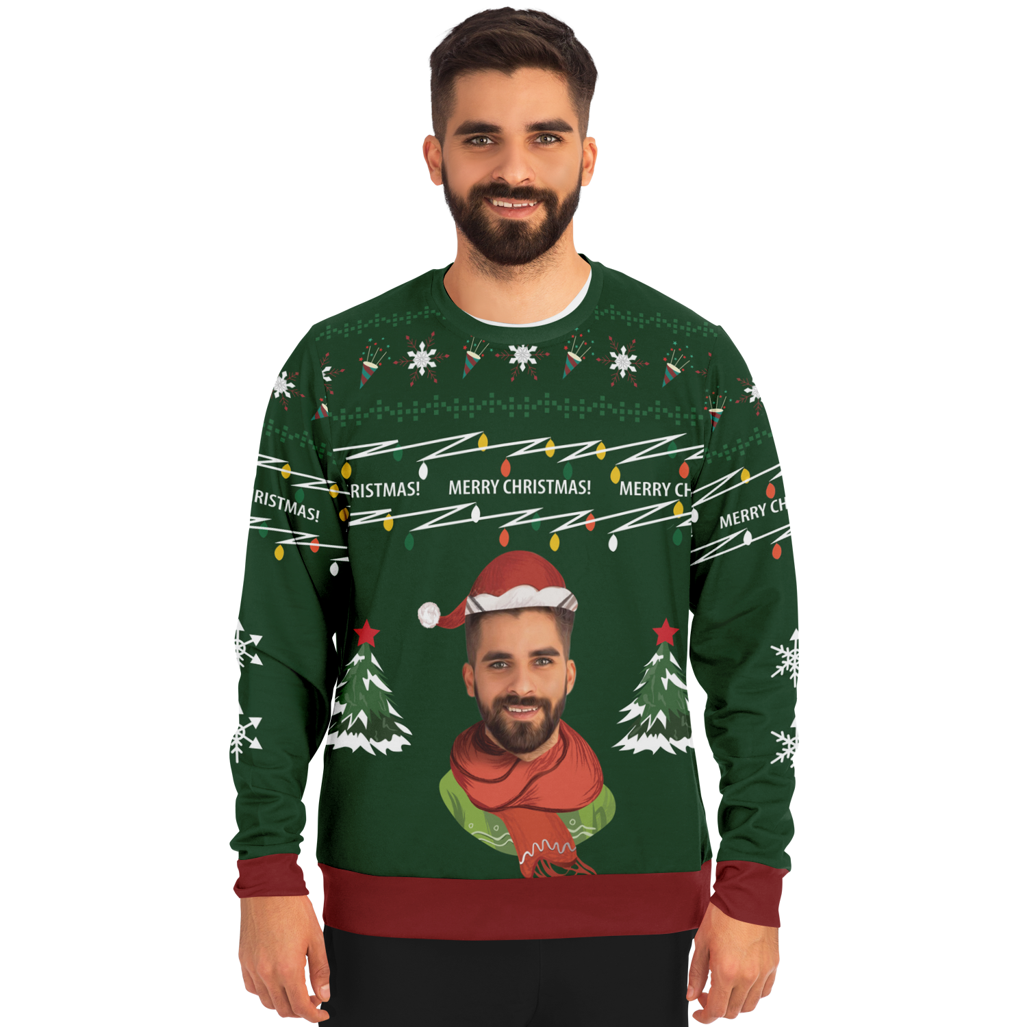 Ugly Christmas Sweater (Groen Man)