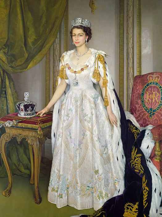 Königin Elizabeth (VI) - Custom Canvas