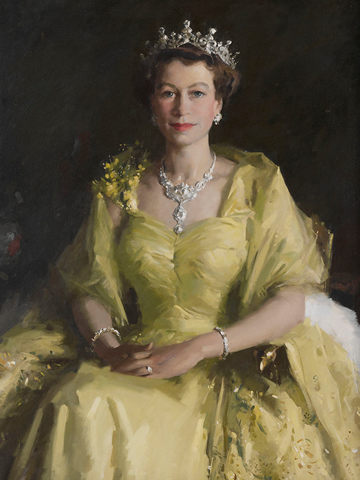 Queen Elizabeth II (II) - toile personnalisée