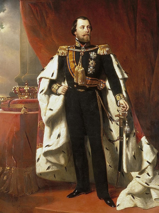 Roi Willem III - Toile personnalisée