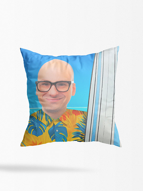 Surfeur - oreiller sur mesure