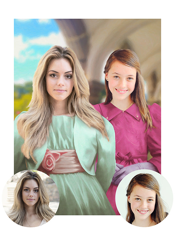 Die Schwestern - benutzerdefinierte Becher