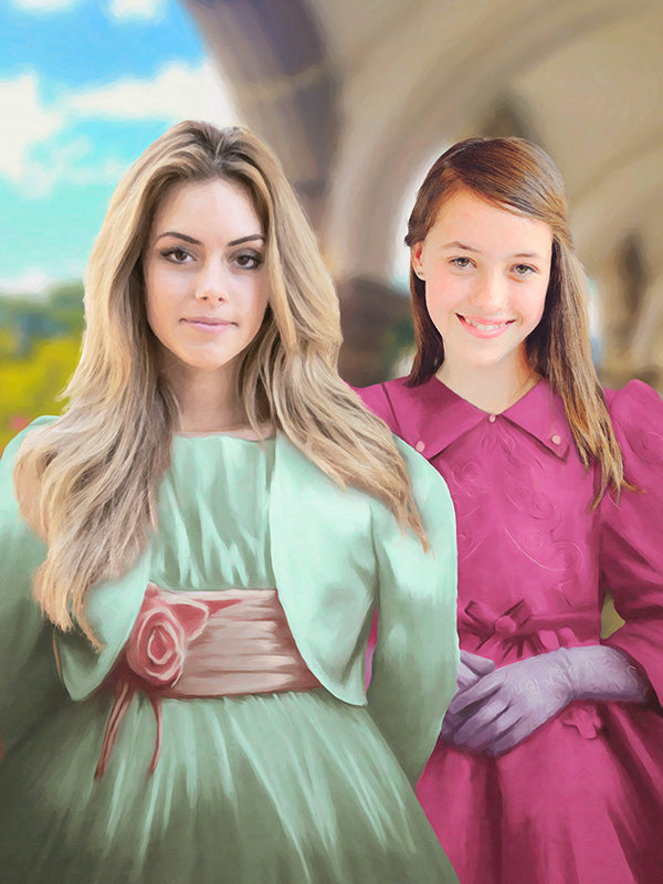 Die Schwestern - benutzerdefinierte Becher