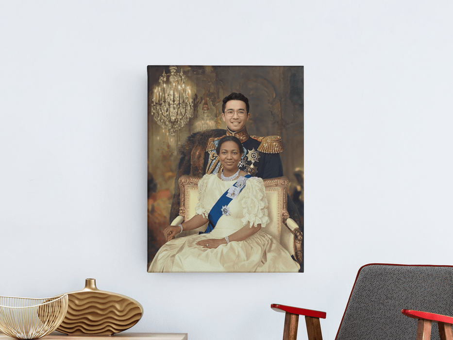 Koning Gilbert & Koningin Eveline - Custom Canvas