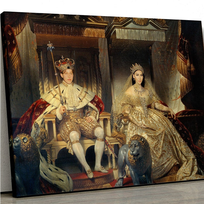 Christian VIII und Caroline Amalie - Custom Canvas