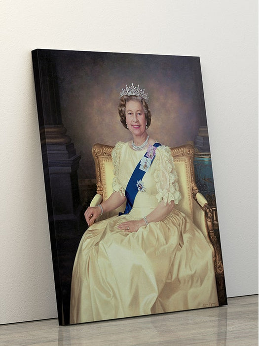 Queen Elizabeth II - Toile personnalisée