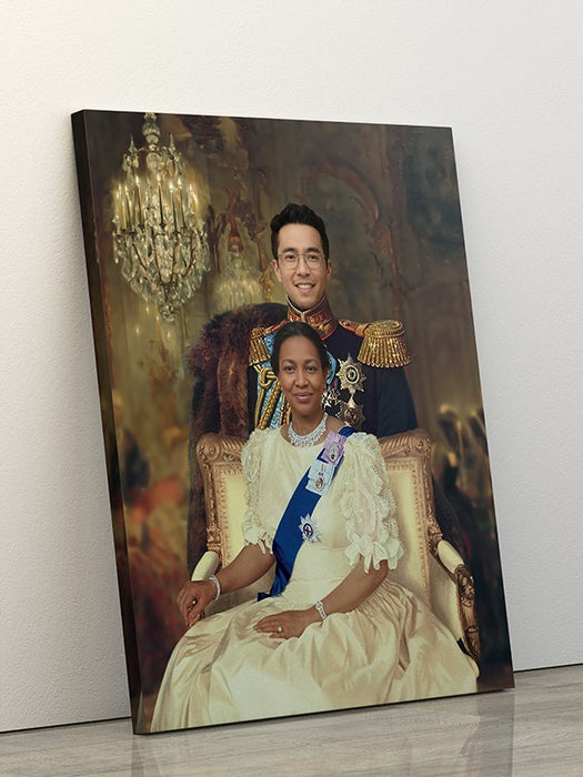 Koning Gilbert & Koningin Eveline - Custom Canvas
