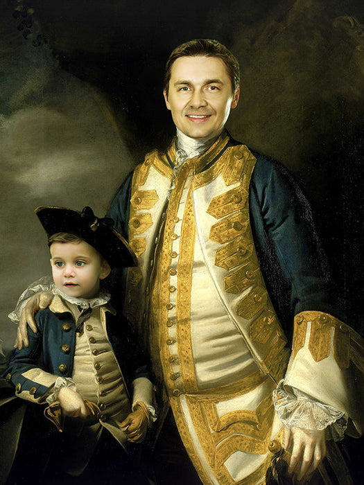 Hertog Francis en zoon - Custom Kussen