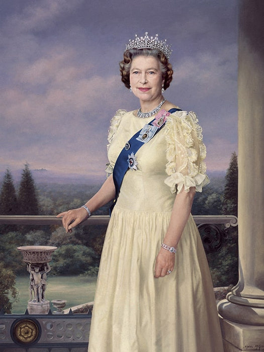 Koningin Elizabeth II (I) - Custom Canvas